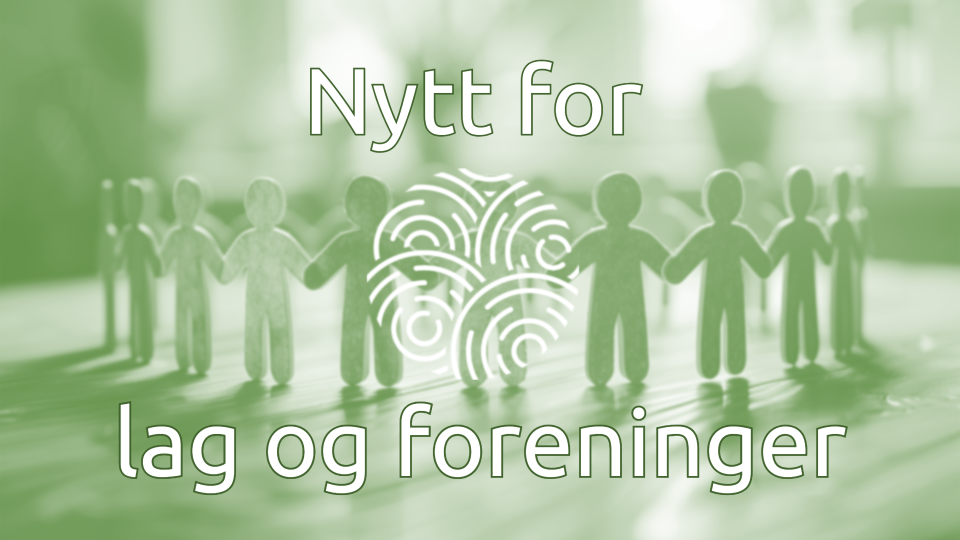 Lenke til artikkel: Augustnytt for lag og foreninger